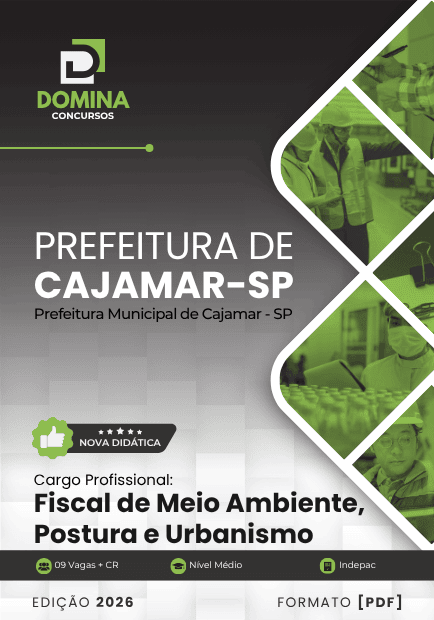 Apostila Fiscal de Meio Ambiente e Urbanismo: Cajamar SP 2026 – Diretrizes e Normas