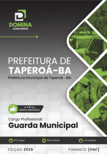 Apostila Guarda Municipal Taperoá BA 2025: Seu Guia Completo para o Sucesso!