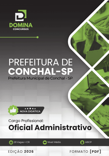 Apostila Oficial para Concurso Administrativo em Conchal – SP 2026: Guia Completo Apostila Oficial para Concurso Administrativo em Conchal – SP 2026: Guia Completo