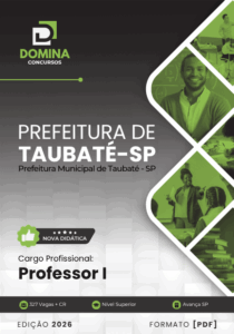 Apostila Profissional para Professor I – Taubaté SP 2026: Conteúdo e Diretrizes