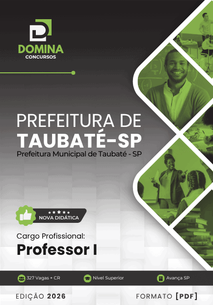 Apostila Profissional para Professor I – Taubaté SP 2026: Conteúdo e Diretrizes Apostila Profissional para Professor I – Taubaté SP 2026: Conteúdo e Diretrizes