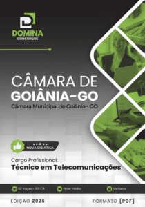 Apostila Técnica em Telecomunicações – Câmara Municipal de Goiânia, GO 2026
