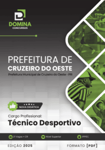 Apostila Técnico Desportivo 2025: Cruzeiro do Oeste PR – Conteúdo Essencial