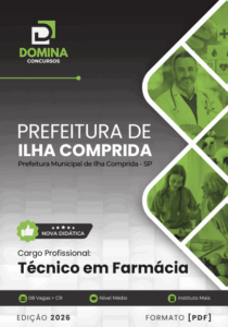 Apostila de Formação em Técnico de Farmácia – SMS Ilha Comprida SP 2026