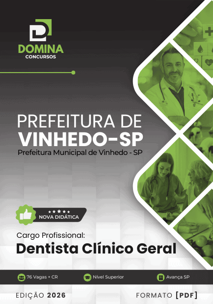 Apostila do Dentista Clínico Geral em Vinhedo, SP: Guia Completo 2026