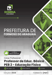 Apostila do Professor PEB 2: Educação Física em Formoso do Araguaia – 2025