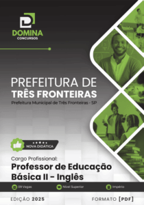 Apostila do Professor de Educação Básica II: Inglês – Três Fronteiras SP 2025