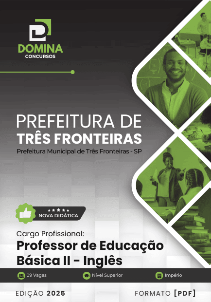 Apostila do Professor de Educação Básica II: Inglês – Três Fronteiras SP 2025