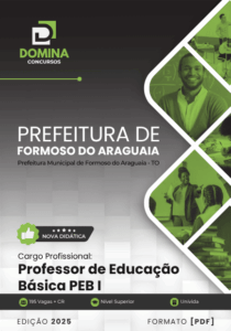 Apostila do Professor de Educação Básica PEB I – Formoso do Araguaia TO 2025
