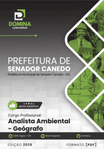 Apostila para Analista Ambiental: Geografia de Senador Canedo – Edição 2026