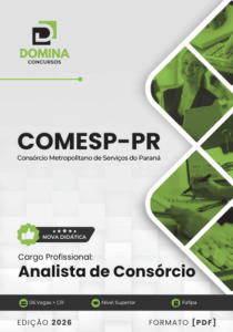 Apostila para Analista de Consórcio COMESP PR 2026: Preparação Completa