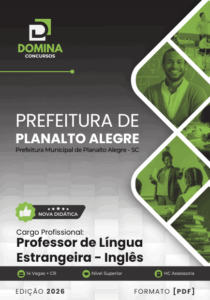 Transforme sua Carreira: Apostila do Professor de Inglês – Planalto Alegre SC 2026!