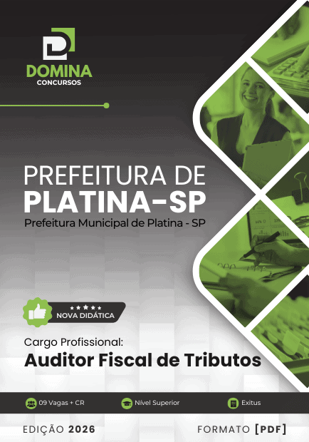 Apostila Completa para Auditor Fiscal de Tributos – Platina SP 2026