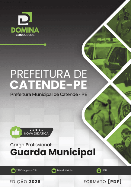 Apostila Completa para Guarda Municipal de Catende-PE: Preparação 2026