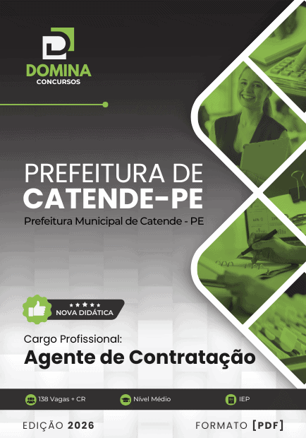 Apostila Profissional para Agente de Contratação – Catende PE 2026 Apostila Profissional para Agente de Contratação – Catende PE 2026
