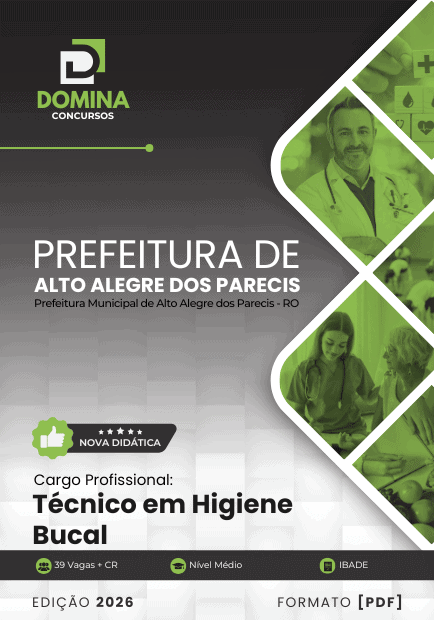 Apostila Técnica de Higiene Bucal – Alto Alegre dos Parecis, RO | 2026