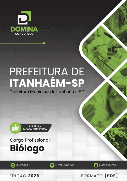 Apostila de Biologia 2026: Formação Profissional para Biólogos em Itanhaém, SP