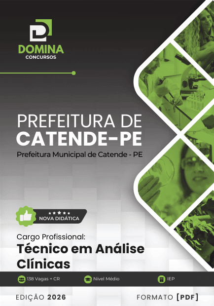 Apostila de Formação em Análises Clínicas – Catende PE 2026: Conteúdo Completo