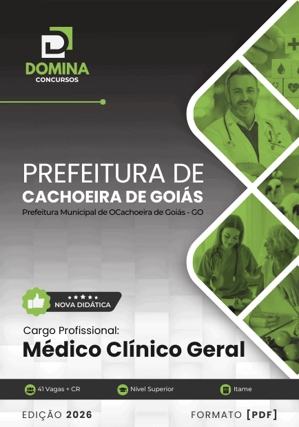 Apostila de Medicina Clínica Geral – Cachoeira de Goiás, GO 2026: Conteúdo Atualizado
