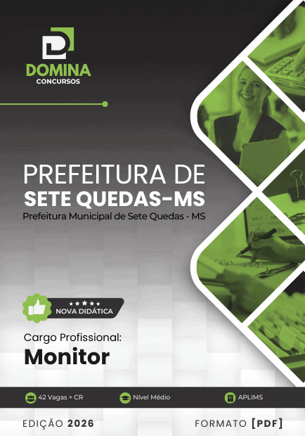 Apostila de Monitoria: Sete Quedas MS 2026 – Guia Completo e Atualizado Apostila de Monitoria: Sete Quedas MS 2026 – Guia Completo e Atualizado