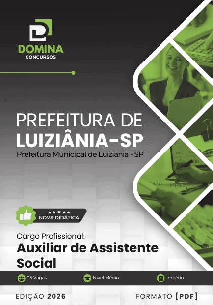 Apostila do Auxiliar de Assistente Social – Luiziânia SP 2026: Guia Completo.