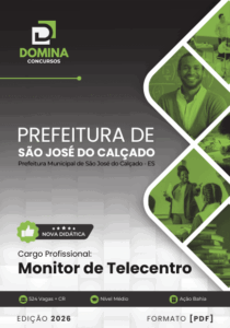 Apostila do Monitor de Telecentro: Formação Profissional para São José do Calçado 2026