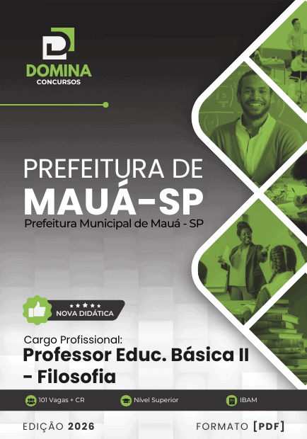 Apostila do Professor de Filosofia – Mauá SP 2026: Conteúdos e Metodologias