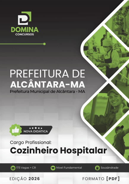 Apostila para Cozinheiro Hospitalar em Alcântara – MA: Edição 2026