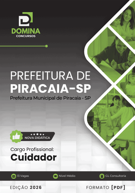 Apostila para Cuidadores: Formação Profissional em Piracaia, SP – 2026