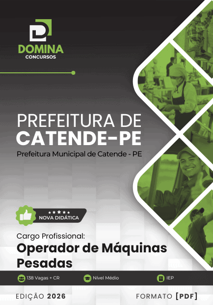 Apostila para Formação de Operador de Máquinas Pesadas – Catende PE 2026 Apostila para Formação de Operador de Máquinas Pesadas – Catende PE 2026