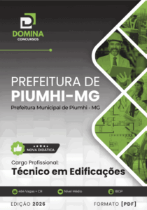 Descubra o Futuro da Construção: Apostila Técnico em Edificações Piumhi MG 2026!