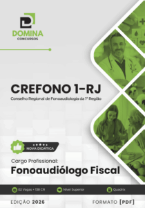 Domine a Apostila Fonoaudiólogo Fiscal CRFa 1ª RJ 2026 e Conquiste Sua Aprovação!