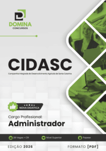 Domine a Gestão Pública: Apostila Administrador CIDASC 2026 para Seu Sucesso!
