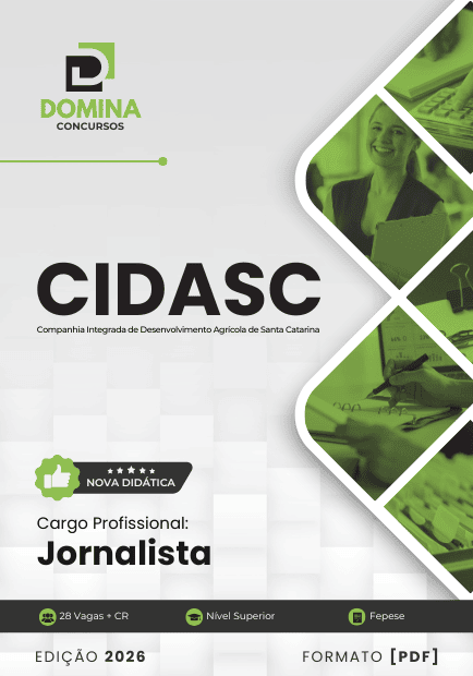 Domine o Futuro: Apostila Jornalista CIDASC 2026 – Seu Passaporte para o Sucesso!