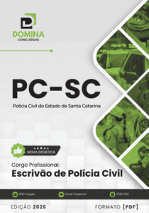 Domine sua Carreira: Apostila Escrivão de Polícia Civil PC SC 2026 para Sucesso!