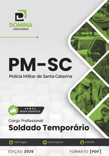 Prepare-se para o Futuro: Apostila Soldado Temporário PM SC 2026 – Conquiste sua Vaga! Prepare-se para o Futuro: Apostila Soldado Temporário PM SC 2026 – Conquiste sua Vaga!