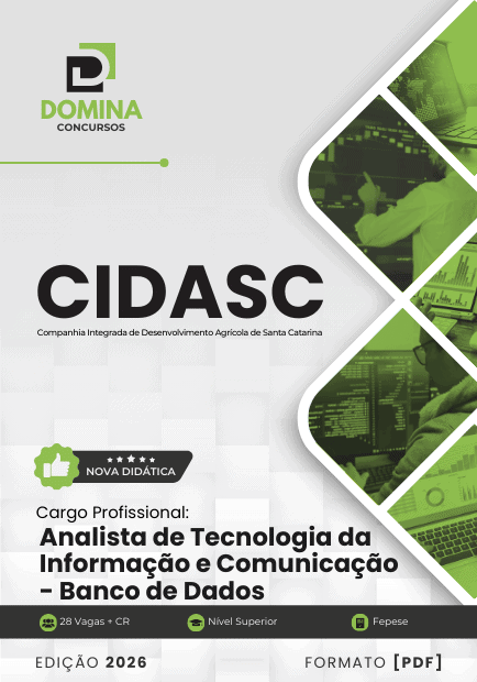 Prepare-se para o Sucesso: Apostila Analista de Tecnologia Banco de Dados CIDASC 2026!