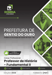 Apostila 2026: Mergulhe na História de Gentio do Ouro, BA – Um Guia para Professores
