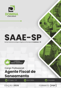 Apostila Completa para Agente Fiscal de Saneamento – SAAE Indaiatuba SP 2026