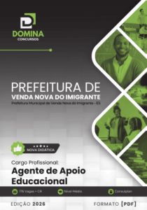 Apostila Profissional para Agente de Apoio Educacional – Venda Nova do Imigrante ES 2026
