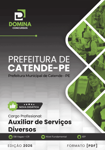 Apostila Profissional para Auxiliar de Serviços Diversos – Catende, PE 2026