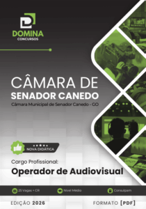 Apostila Profissional para Operador Audiovisual – Câmara Municipal de Senador Canedo 2026