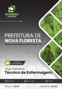Apostila Técnica de Enfermagem Nova Floresta PB: Conteúdos Atualizados 2026