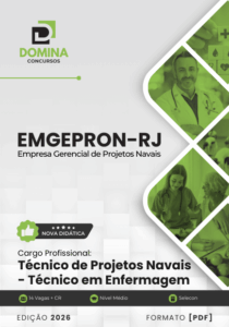 Apostila Técnica de Projetos Navais: Transforme sua Carreira em Enfermagem na EMGEPRON RJ 2026!