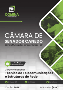 Apostila Técnica de Telecomunicações: Câmara de Senador Canedo – Goiás 2026