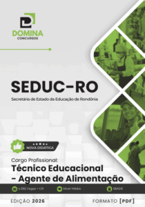 Apostila Técnico Educacional: Agente de Alimentação SEDUC RO 2026 – Guia Completo