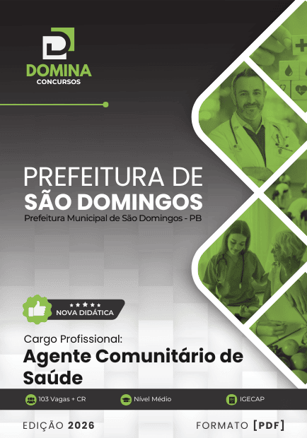Apostila para Agente Comunitário de Saúde – São Domingos PB 2026: Guia Completo Apostila para Agente Comunitário de Saúde – São Domingos PB 2026: Guia Completo