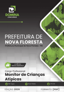 Apostila para Monitores de Crianças Atípicas – Nova Floresta PB 2026