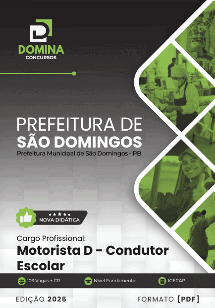 Apostila para Motorista Condutor Escolar em São Domingos PB – 2026: Guia Completo Apostila para Motorista Condutor Escolar em São Domingos PB – 2026: Guia Completo