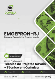 Descubra a Apostila Técnico de Projetos Navais e Química da EMGEPRON RJ 2026!